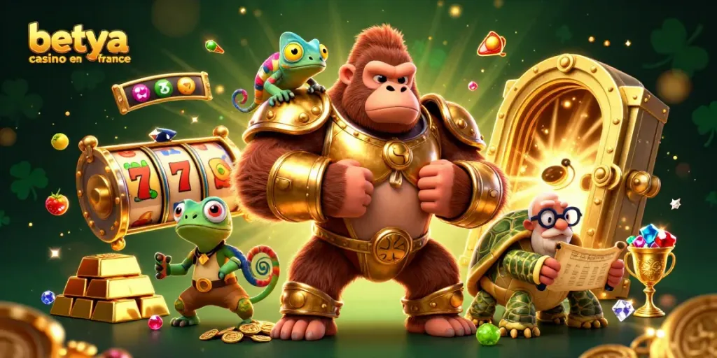 Engage with the excitement at betya casino en ligne france with vivid 3D characters and vibrant gaming elements.