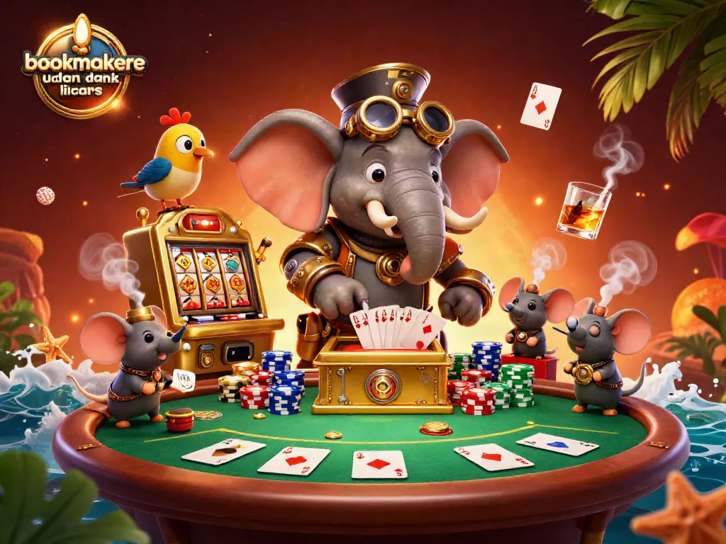 Engage with bookmakere uden dansk licens while exploring vibrant gaming elements and animated characters.